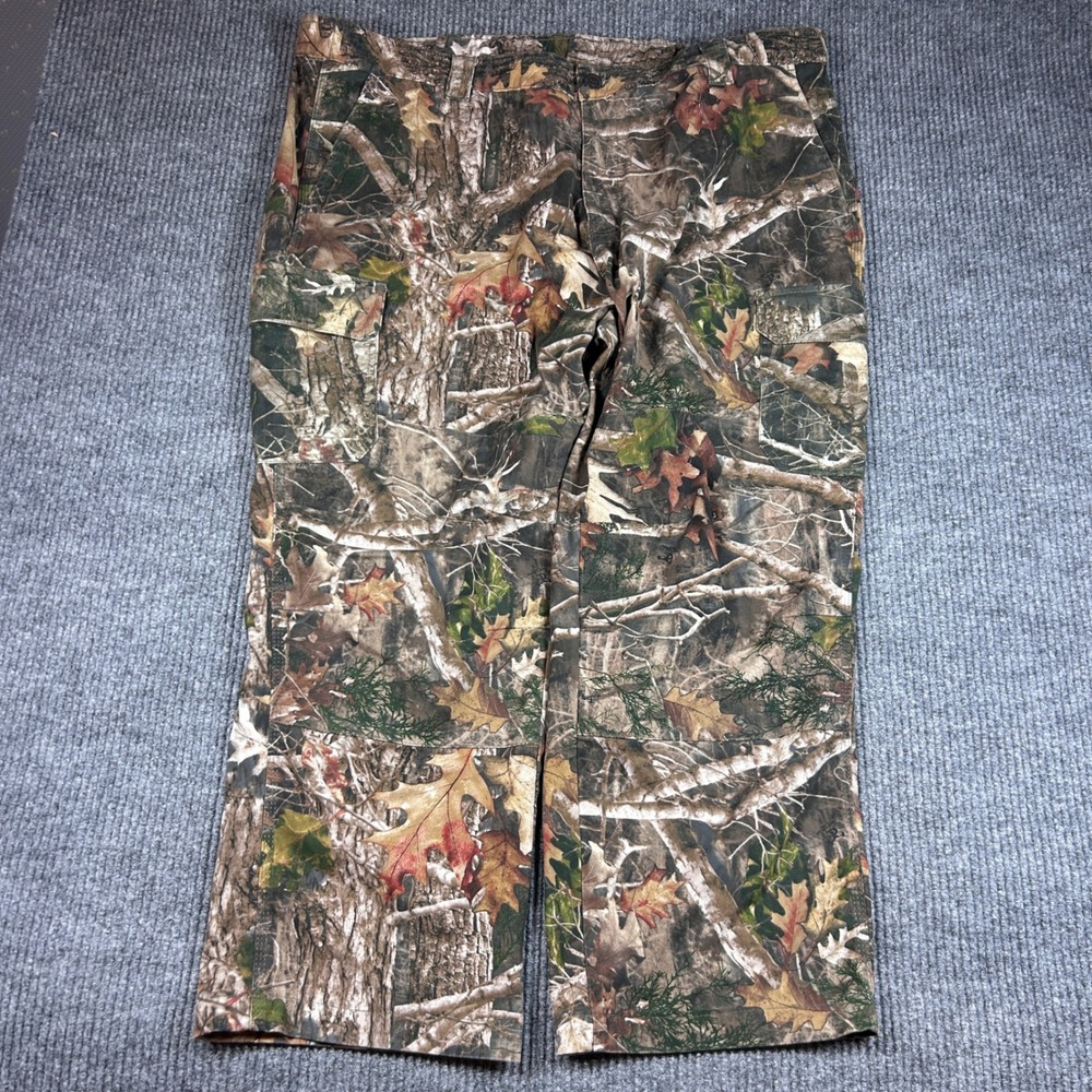 RedHead Pants Men's 3XL/32 Silent Hide Camo Cargo Hunting RealTree Edge Brown